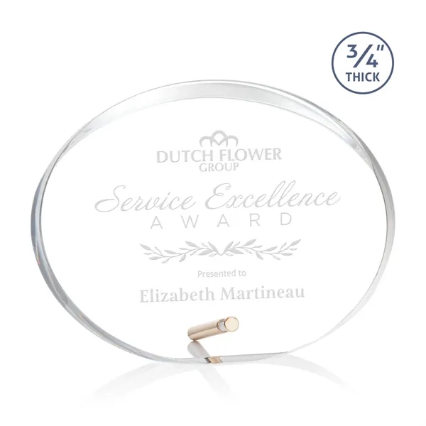 Mosaic Oval Award - Gold... from ASI 84592 St Regis Group / R S Owens & Co Inc