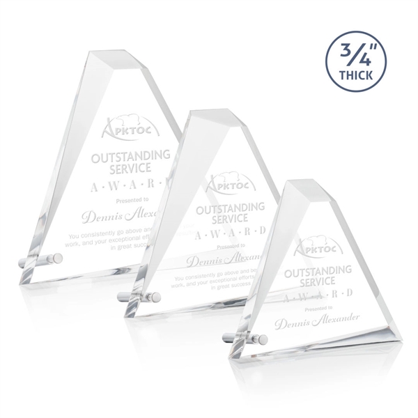 Mosaic Triangle Award - Silver... from ASI 84592 St Regis Group / R S Owens & Co Inc