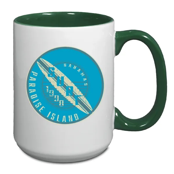 15 ounce Two Tone Mug... from ASI 74245 Nordic Co Inc