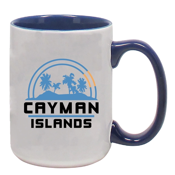 15 ounce Two Tone Mug... from ASI 74245 Nordic Co Inc