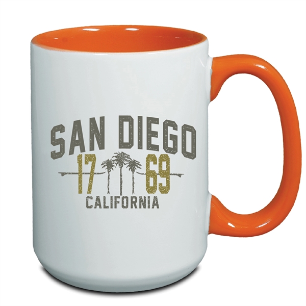 15 ounce Two Tone Mug... from ASI 74245 Nordic Co Inc