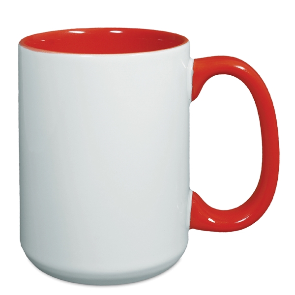 15 ounce Two Tone Mug... from ASI 74245 Nordic Co Inc