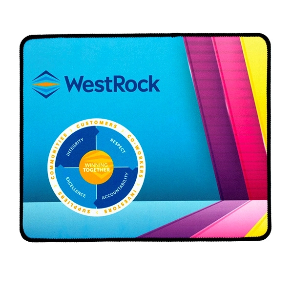 12" x 10" Maxmouse rubber mouse pad with polyester cover, non... from ASI 62660 Innovation Line