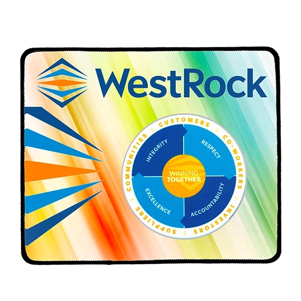 12" x 10" Maxmouse rubber mouse pad with polyester cover, non... from ASI 62660 Innovation Line