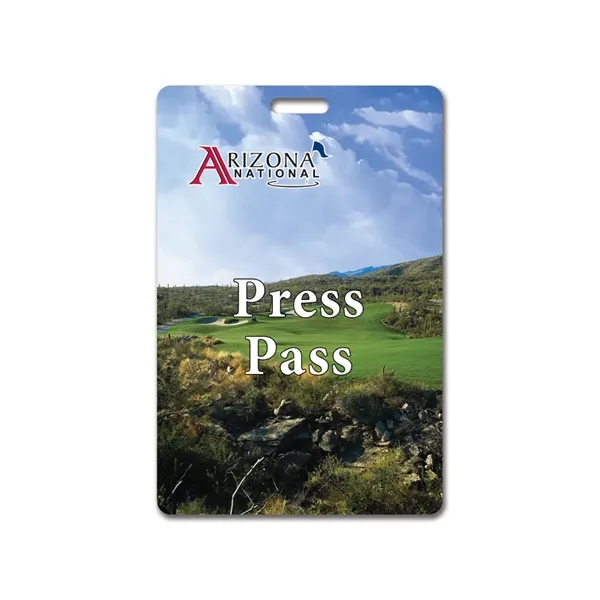 Event tag with an unattached loop strap.... from ASI 59080 Halls & Company