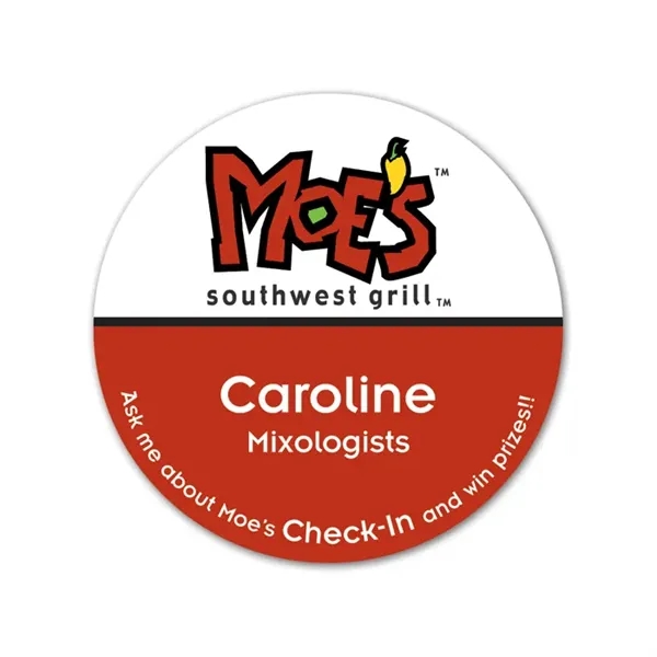 Name badge with a 153-EZ pin fastener.... from ASI 59080 Halls & Company