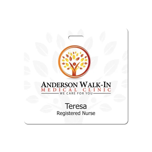 Name badge with a 153-EZ pin fastener.... from ASI 59080 Halls & Company