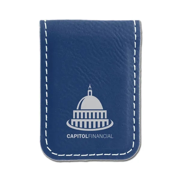 Money clip made of leatherette material.... from ASI 59080 Halls & Company