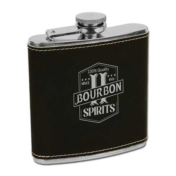 6-ounce flask made of leatherette and stainless steel.... from ASI 59080 Halls & Company