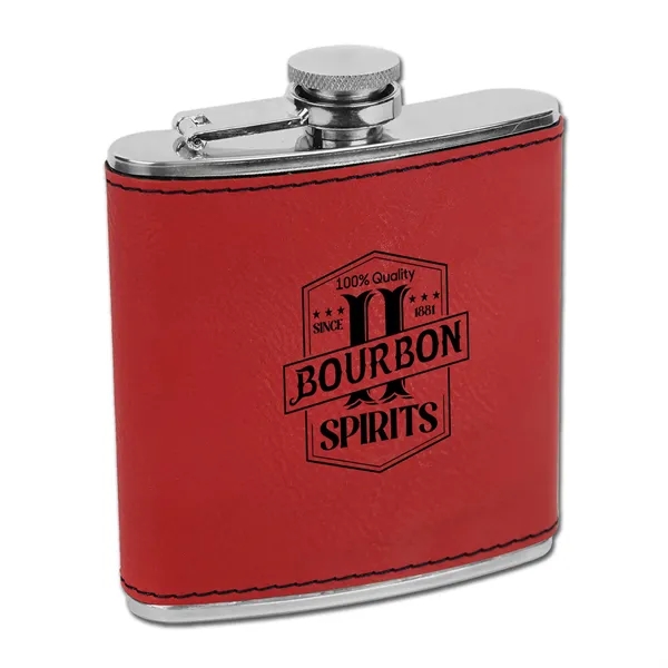 6-ounce flask made of leatherette and stainless steel.... from ASI 59080 Halls & Company