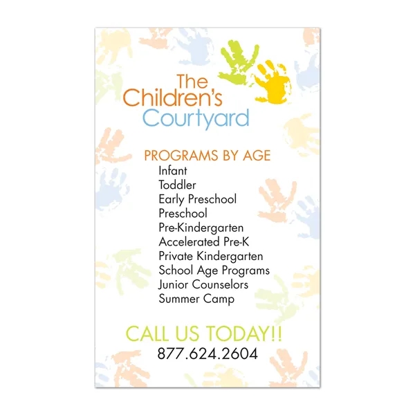 Vinyl abel with a permanent adhesive backside.... from ASI 59080 Halls & Company