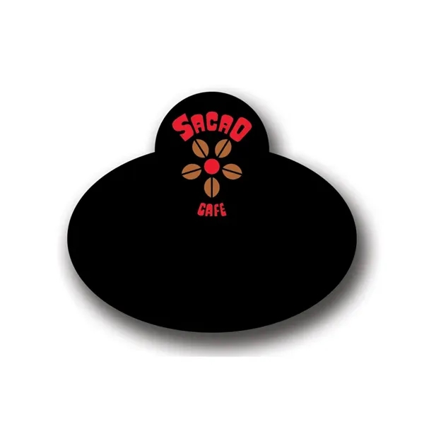 Poly blackboard or whiteboard write-on badge with pinback closure.... from ASI 59080 Halls & Company