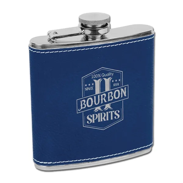 6-ounce flask made of leatherette and stainless steel.... from ASI 59080 Halls & Company