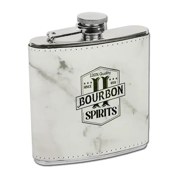 6-ounce flask made of leatherette and stainless steel.... from ASI 59080 Halls & Company