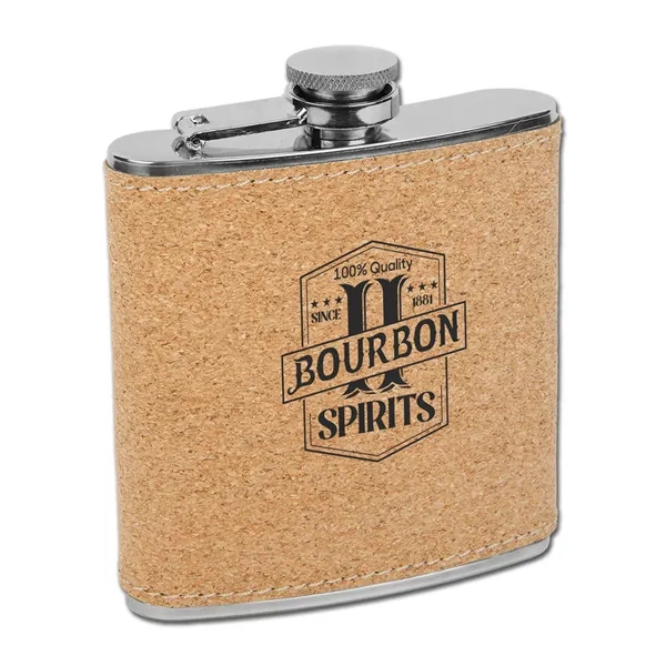 6-ounce flask made of leatherette and stainless steel.... from ASI 59080 Halls & Company