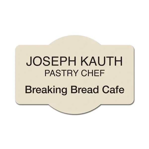 Name badge with a 153-EZ pin fastener.... from ASI 59080 Halls & Company