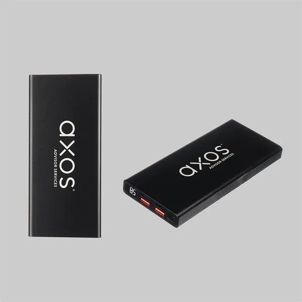 5 3/4" x 2 5/8" x 3/4" metal quick-charging 10000mAh Powerbank.... from ASI 91435 Tomax USA / Tomax