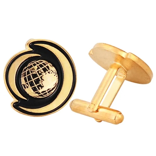 Brass Soft Enamel 2D Cufflinks... from ASI 90154 Sunjoy Group Inc