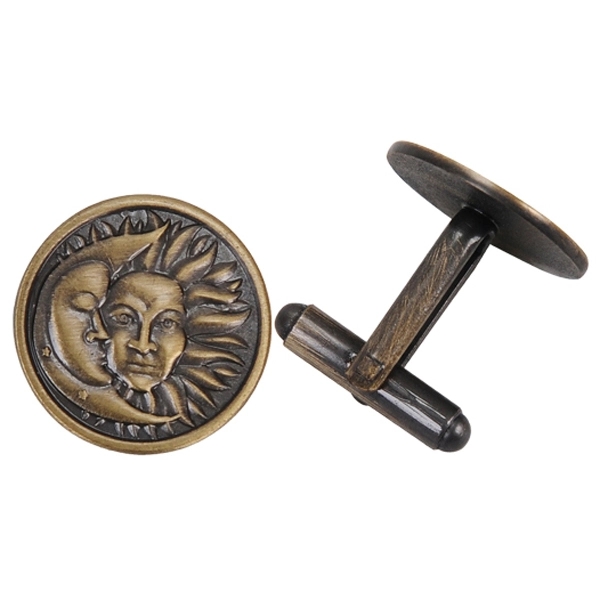 Brass Soft Enamel 3D Cufflinks... from ASI 90154 Sunjoy Group Inc