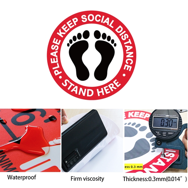 Place them on your floor for long-lasting social distancing awareness in... from ASI 90154 Sunjoy Group Inc