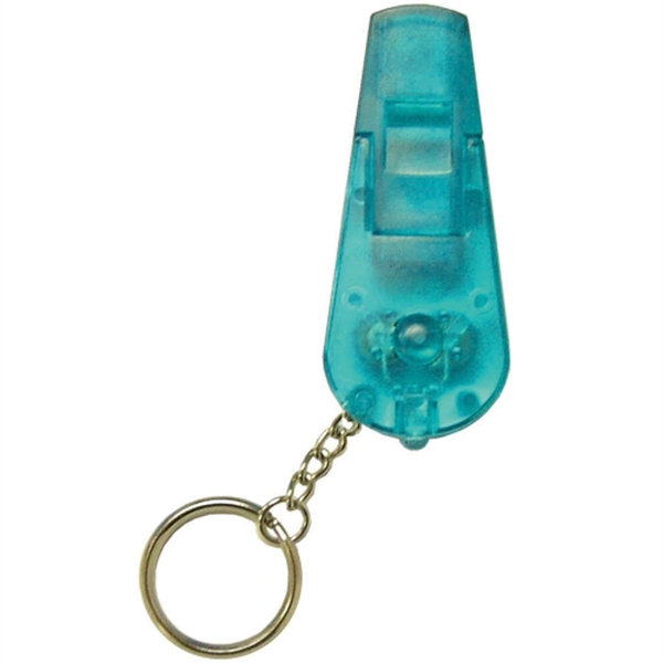 Mini LED key light and whistle on key chain.... from ASI 79840 The Proinnovative Line / Proinnovative Line