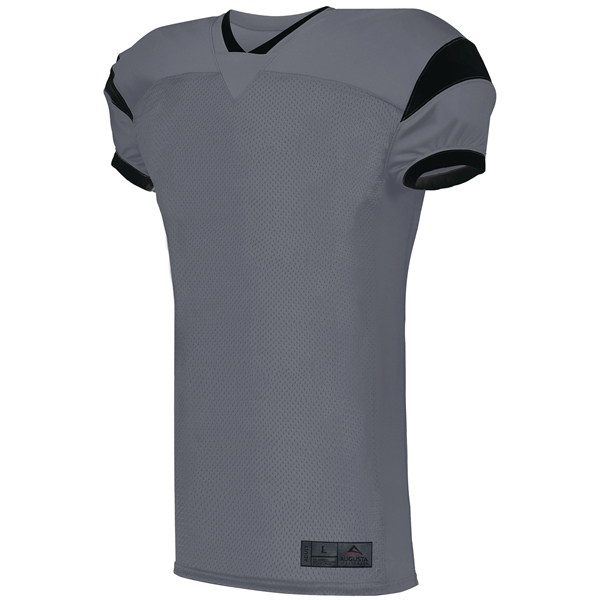 Youth Slant Football Jersey with 100% polyester heavyweight tricot mesh body.... from ASI 37461 Augusta Sportswear