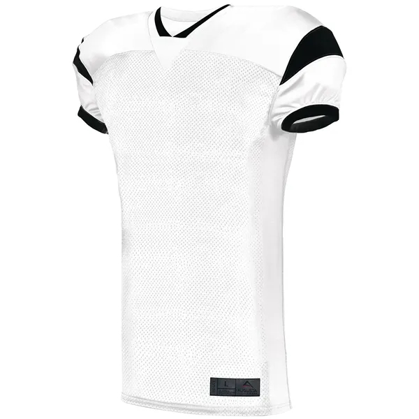 Youth Slant Football Jersey with 100% polyester heavyweight tricot mesh body.... from ASI 37461 Augusta Sportswear