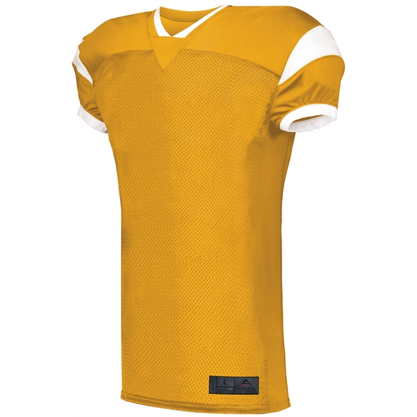 Youth Slant Football Jersey with 100% polyester heavyweight tricot mesh body.... from ASI 37461 Augusta Sportswear