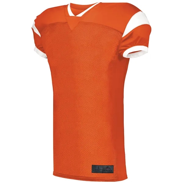 Youth Slant Football Jersey with 100% polyester heavyweight tricot mesh body.... from ASI 37461 Augusta Sportswear