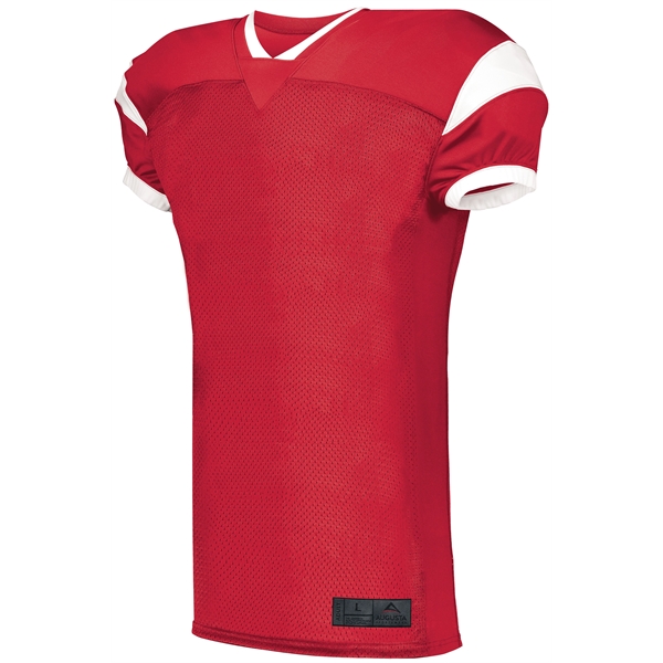 Youth Slant Football Jersey with 100% polyester heavyweight tricot mesh body.... from ASI 37461 Augusta Sportswear