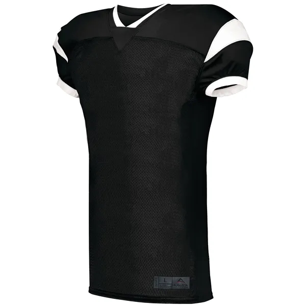 Youth Slant Football Jersey with 100% polyester heavyweight tricot mesh body.... from ASI 37461 Augusta Sportswear