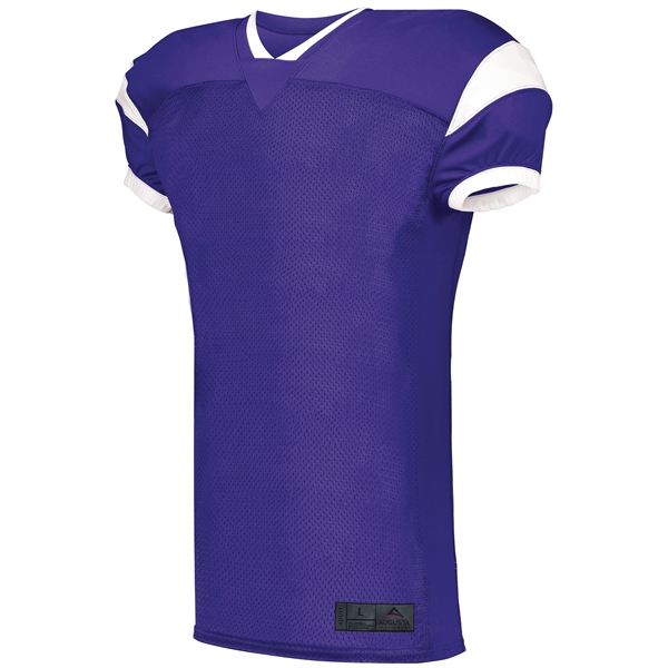 Youth Slant Football Jersey with 100% polyester heavyweight tricot mesh body.... from ASI 37461 Augusta Sportswear