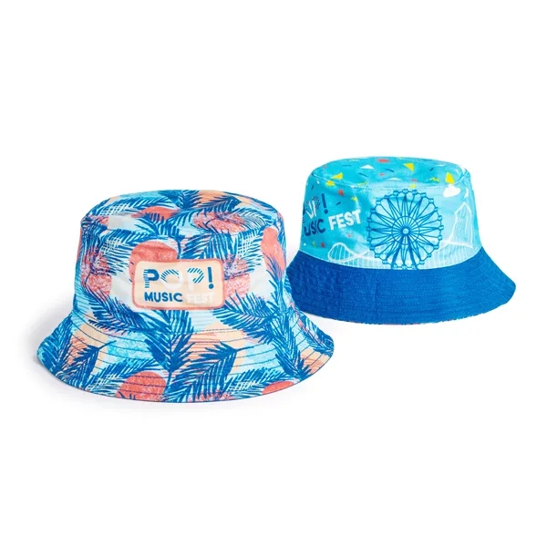 Full Color, 100% Cotton Reversible Bucket Hat... from ASI 45657 Pop! Promos