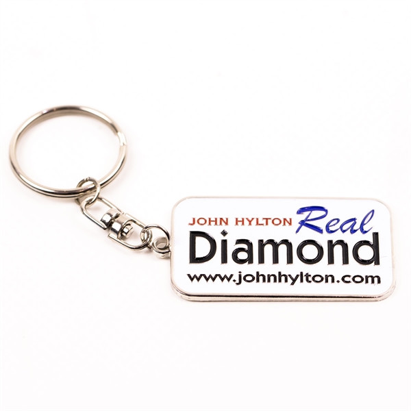 Soft enamel iron key chains have a textured look and feel... from ASI 90154 Sunjoy Group Inc
