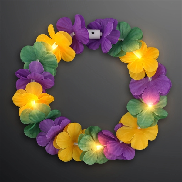 LED Value Flower Crowns, Lei Headband;  Blank Pricing... from ASI 34194 ALightPromos