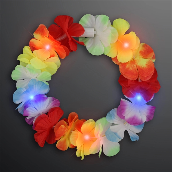 LED Value Flower Crowns, Lei Headband;  Blank Pricing... from ASI 34194 ALightPromos