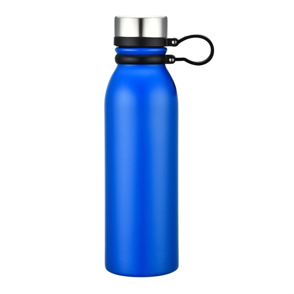 Powder coated vacuum bottle with stainless steel lid and rubber attachment... from ASI 84592 St Regis Group