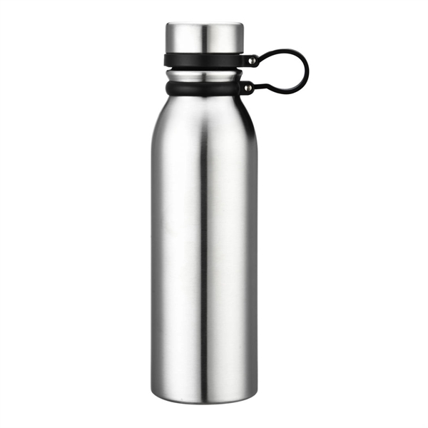 Powder coated vacuum bottle with stainless steel lid and rubber attachment... from ASI 84592 St Regis Group