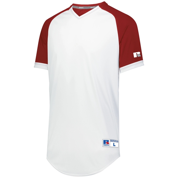 Classic V-Neck Jersey with 100% polyester wicking knit... from ASI 37461 Augusta Sportswear