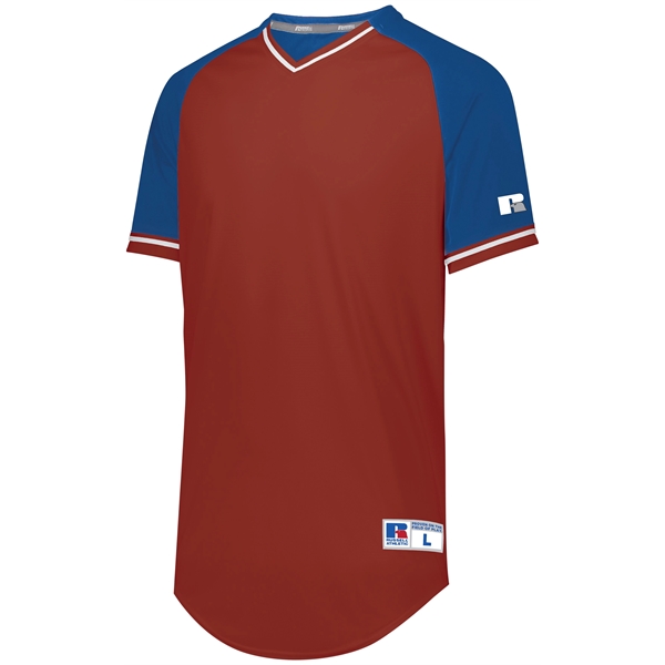 Classic V-Neck Jersey with 100% polyester wicking knit... from ASI 37461 Augusta Sportswear