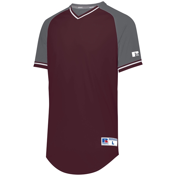 Classic V-Neck Jersey with 100% polyester wicking knit... from ASI 37461 Augusta Sportswear
