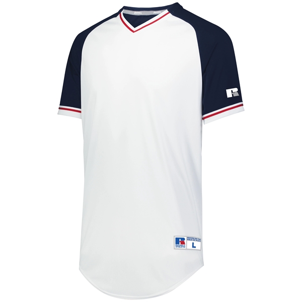 Classic V-Neck Jersey with 100% polyester wicking knit... from ASI 37461 Augusta Sportswear