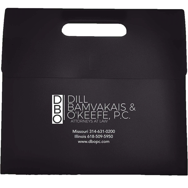 12 7/8" x 11 5/8" x 2" satin finish carry handle... from ASI 52541 Epoly Corp