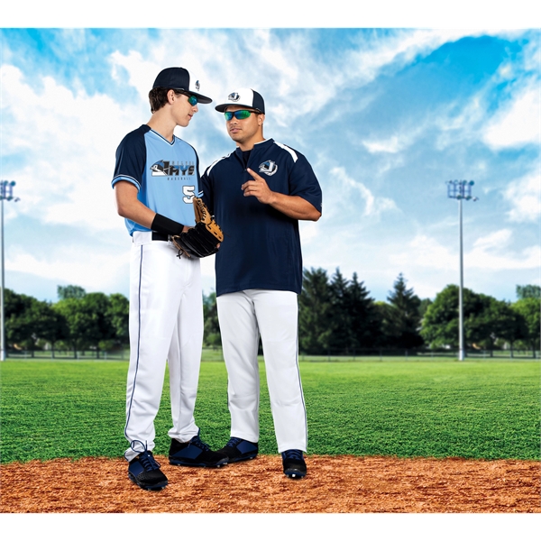 Piped Diamond Series Baseball Pant 2.0 with 100% polyester stretch double... from ASI 37461 Augusta Sportswear