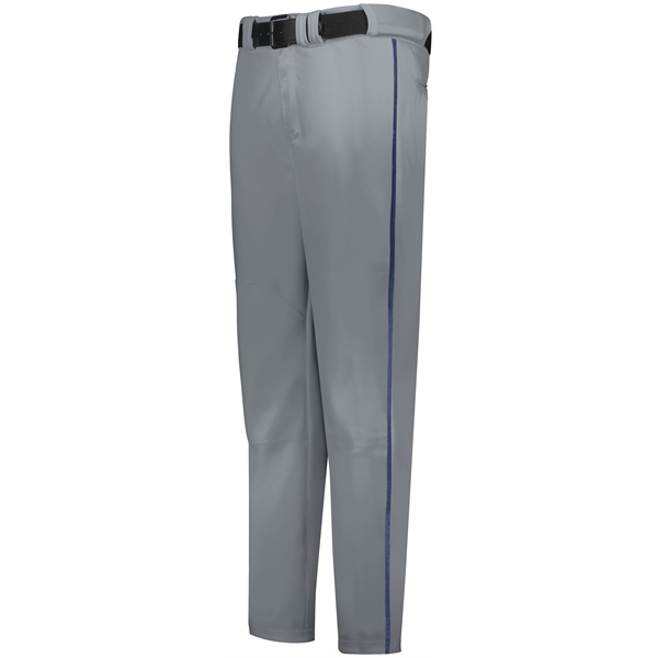 Piped Change Up Baseball Pant with 100% polyester stretch double knit... from ASI 37461 Augusta Sportswear