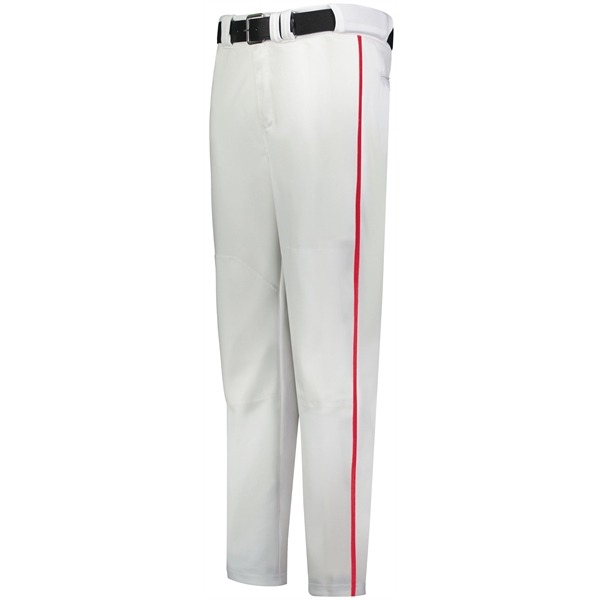 Piped Change Up Baseball Pant with 100% polyester stretch double knit... from ASI 37461 Augusta Sportswear