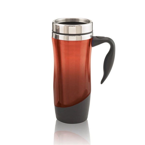 Stainless steel tumbler with an easy-grip handle.... from ASI 84592 St Regis Group