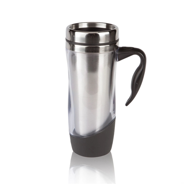 Stainless steel tumbler with an easy-grip handle.... from ASI 84592 St Regis Group