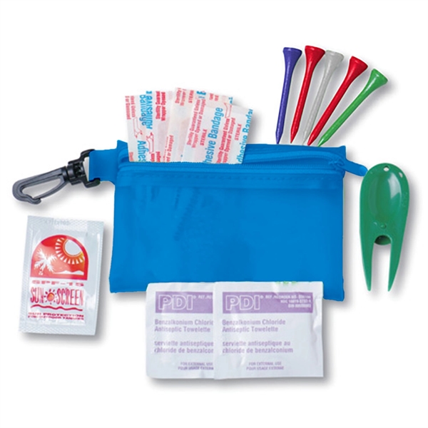 Kit with all your golf needs. Tees, Ball marker, sunscreen, and... from ASI 90859 Tempo Industries Inc