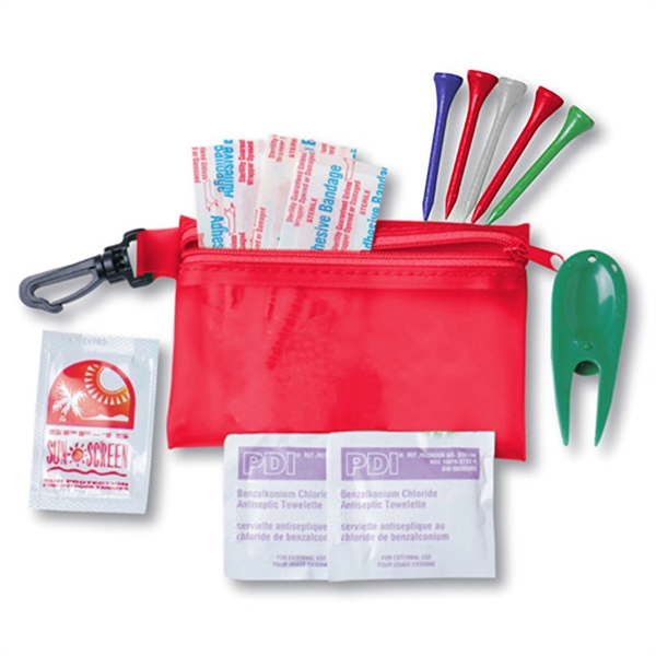 Kit with all your golf needs. Tees, Ball marker, sunscreen, and... from ASI 90859 Tempo Industries Inc